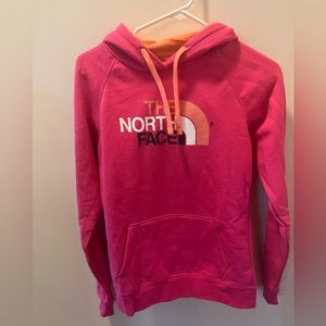 Pink North Face Hoodie